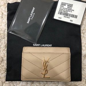 Authentic YSL cardholder